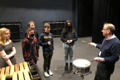 Snare Drum, Brushes clinic at LaPorte High School. Spring 2022 #2